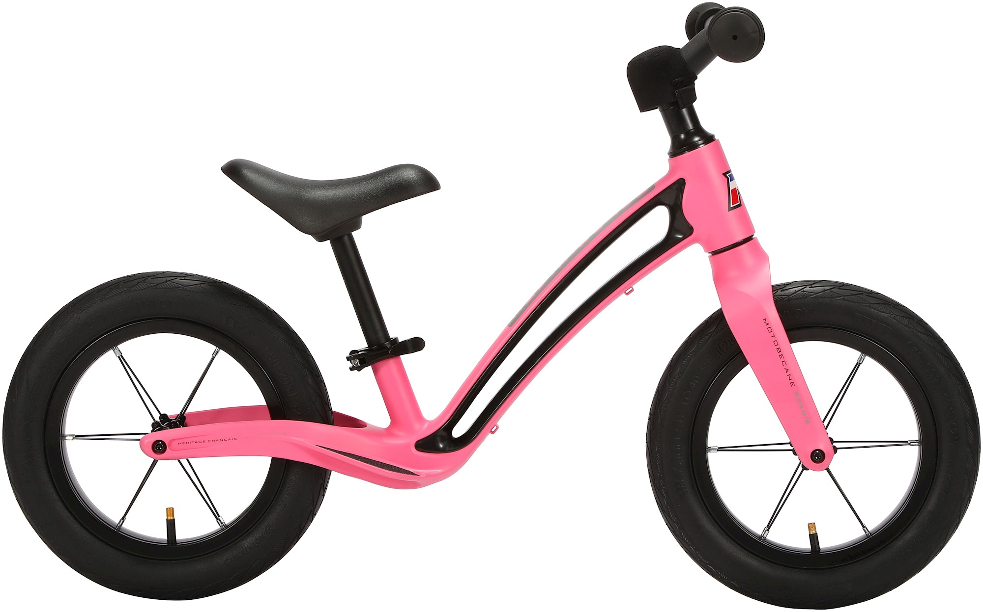 Motobecane Roadie 12" Løbecykel - Lyserød Tilbud!
