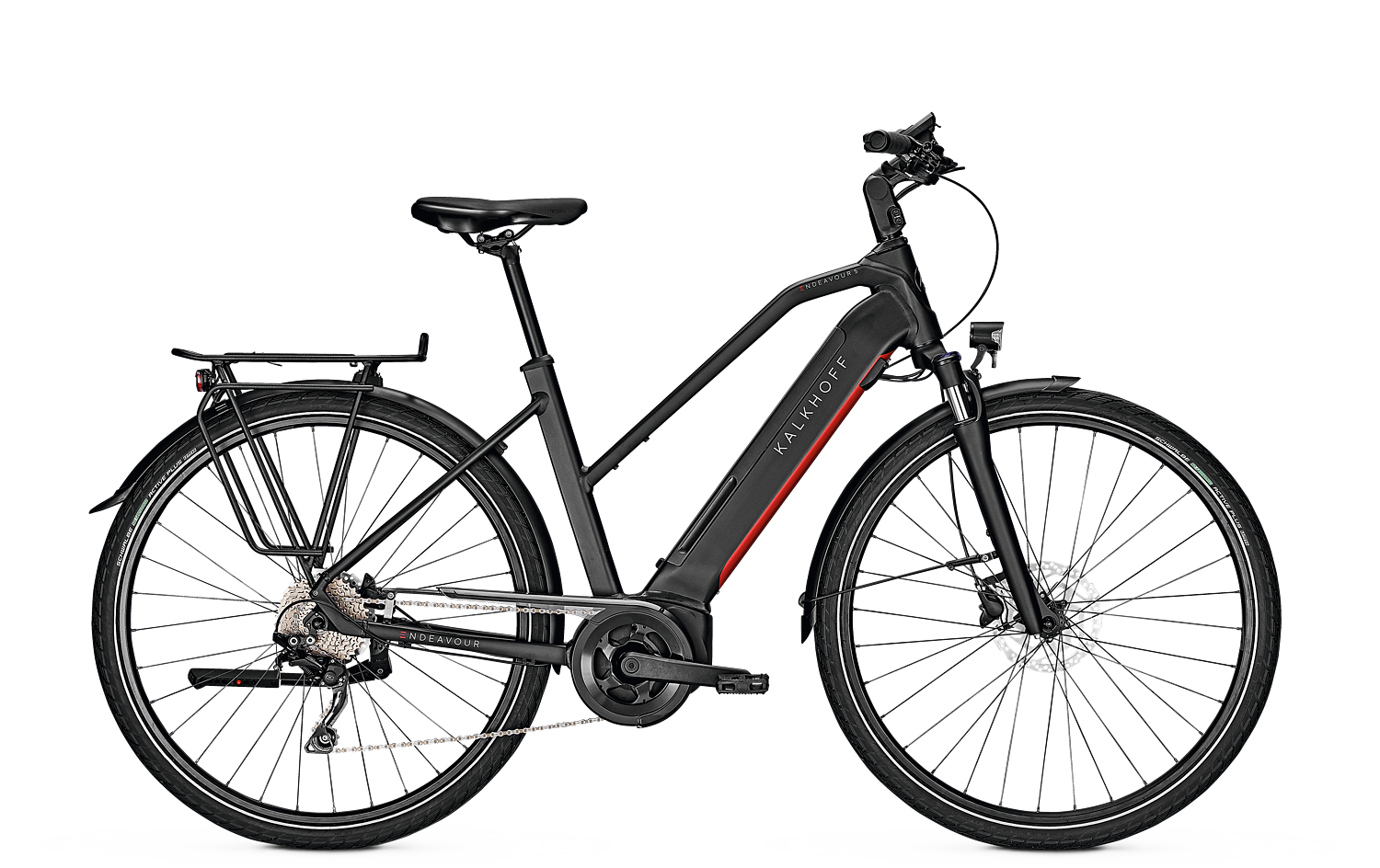 Kalkhoff Endeavour 5.B Sæson Elcykel - Sort tilbud!