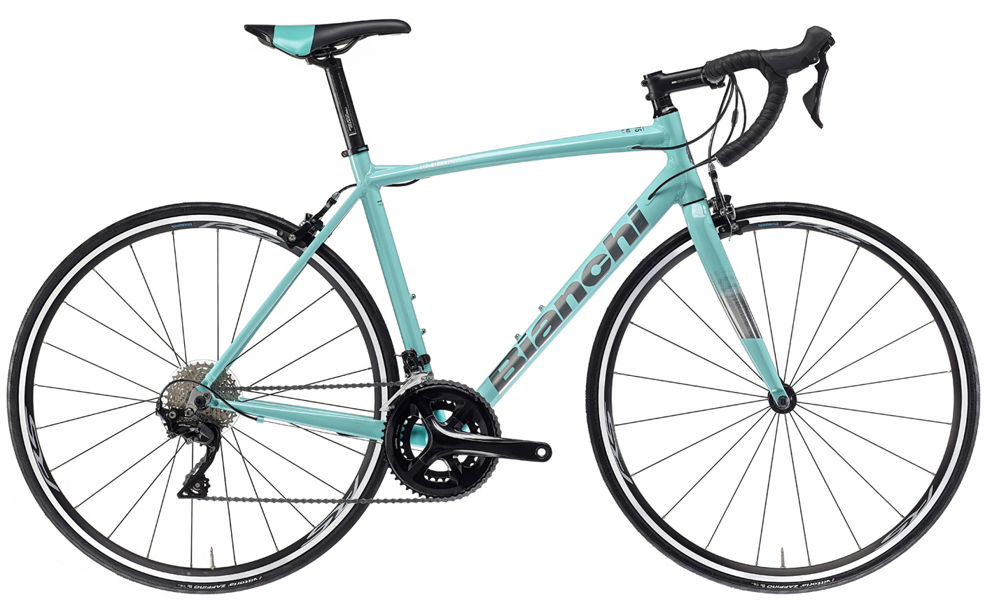 Bianchi Via Nirone 7 Alu 105 Racercykel - Celeste 2022