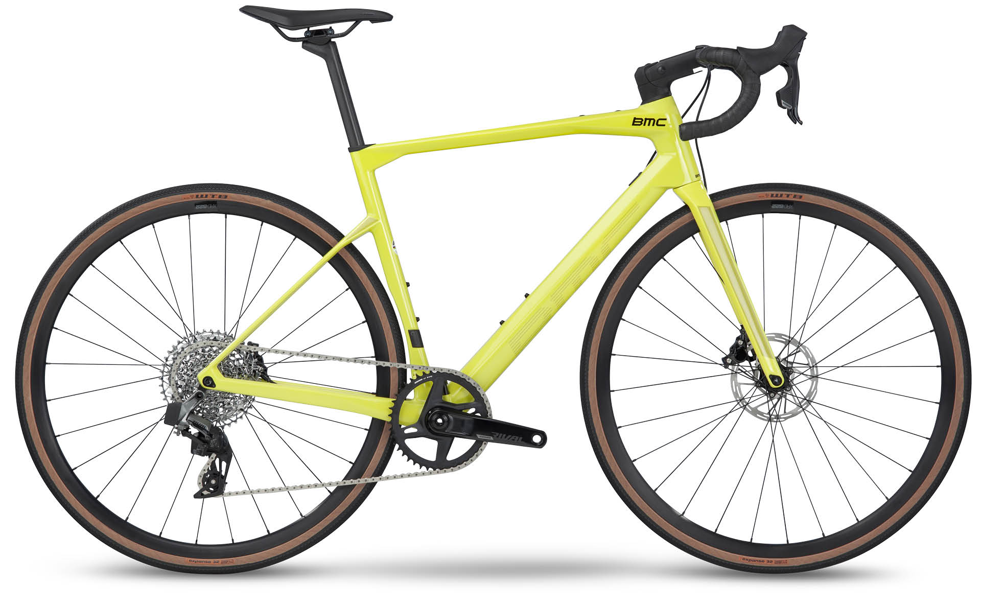 BMC Roadmachine X TWO 2023 - Gul Racercykel Tilbud