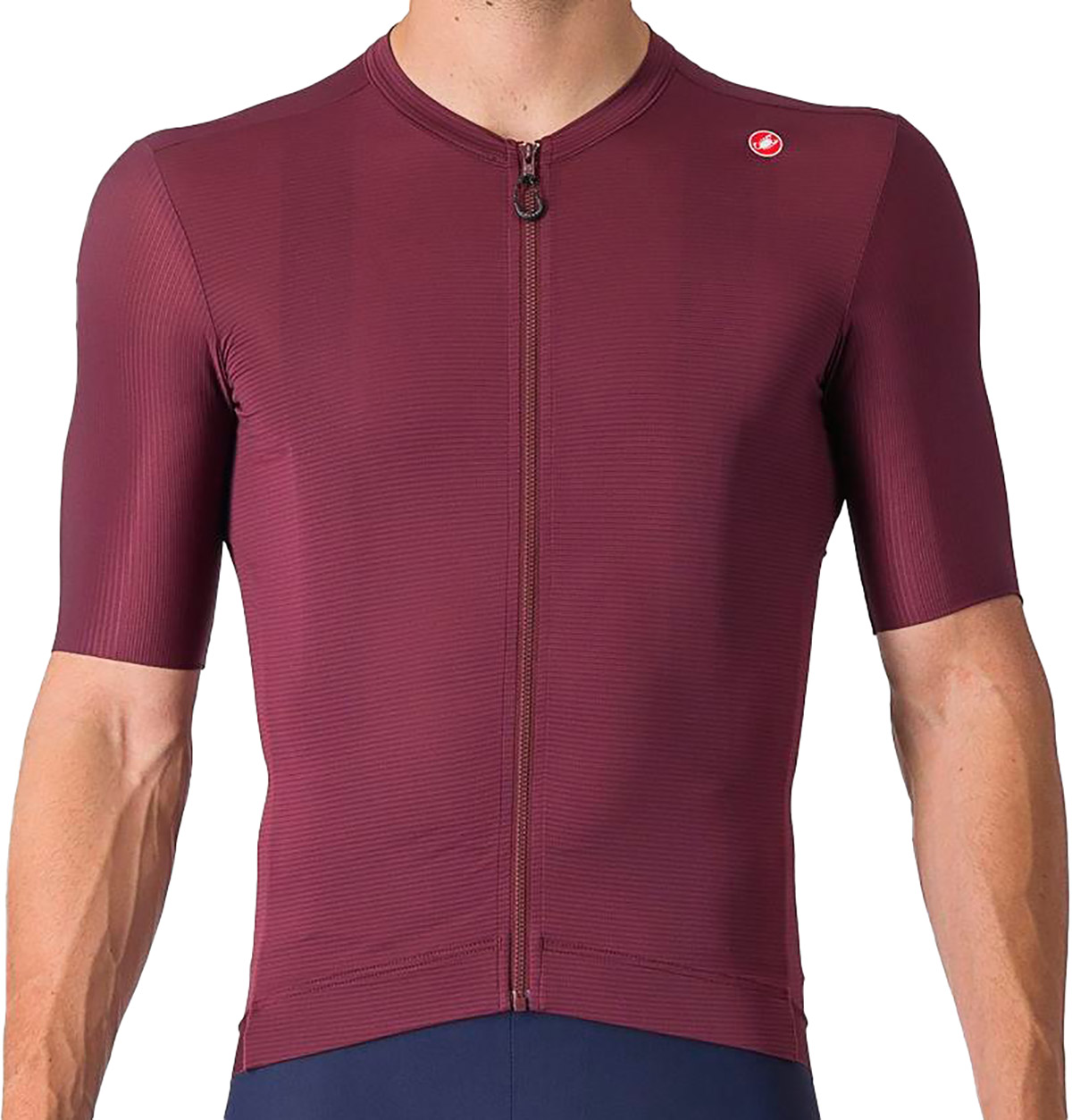 Castelli Espresso Cykeltrøje - Dyb Bordeaux/Sølv Måne