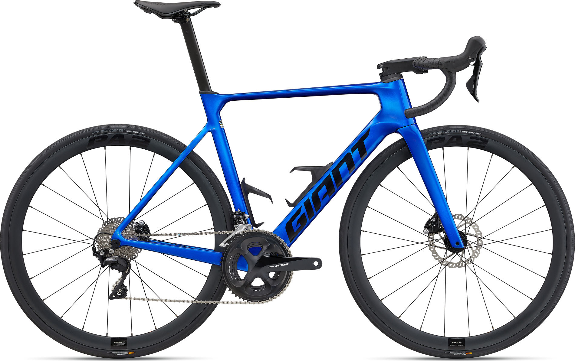 Giant Propel Advanced 2 2023 - Blå Racercykel Tilbud