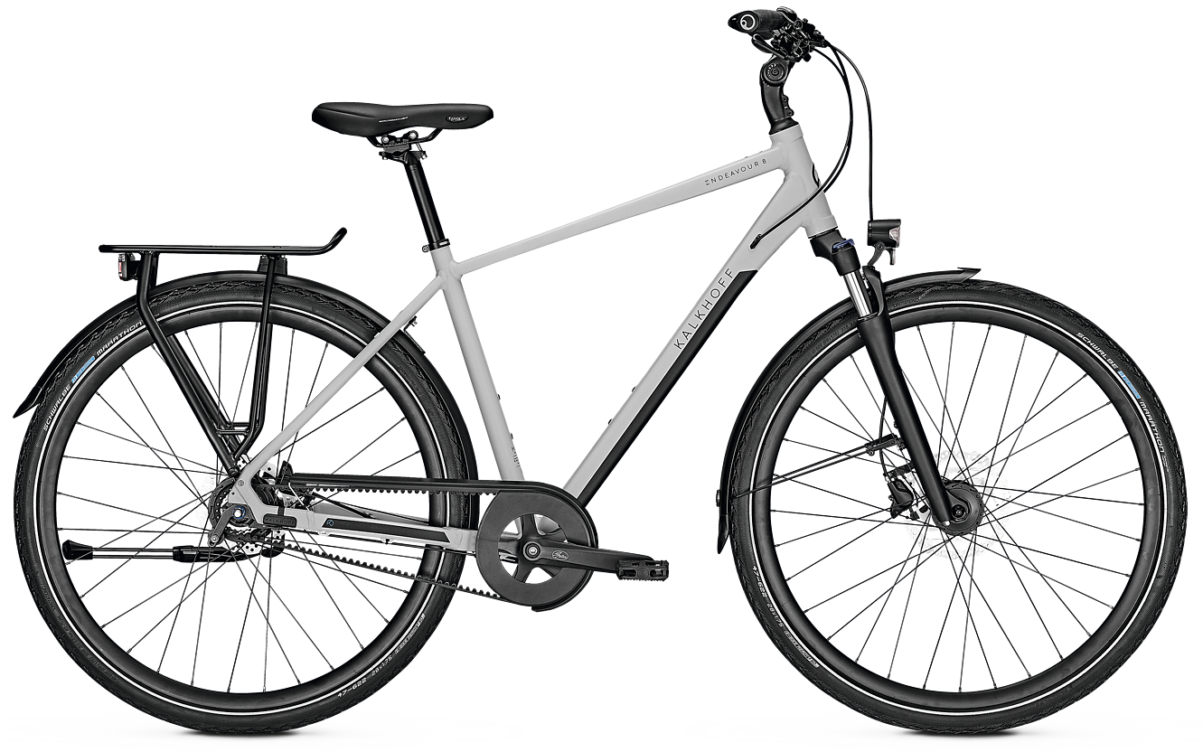 Kalkhoff ENDEAVOUR 8 Herrecykel - Grå til fantastisk pris!