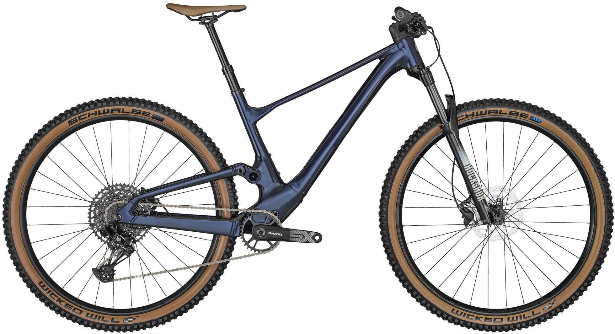 Scott Spark 970 2024 - Blå Mountainbike Tilbud!