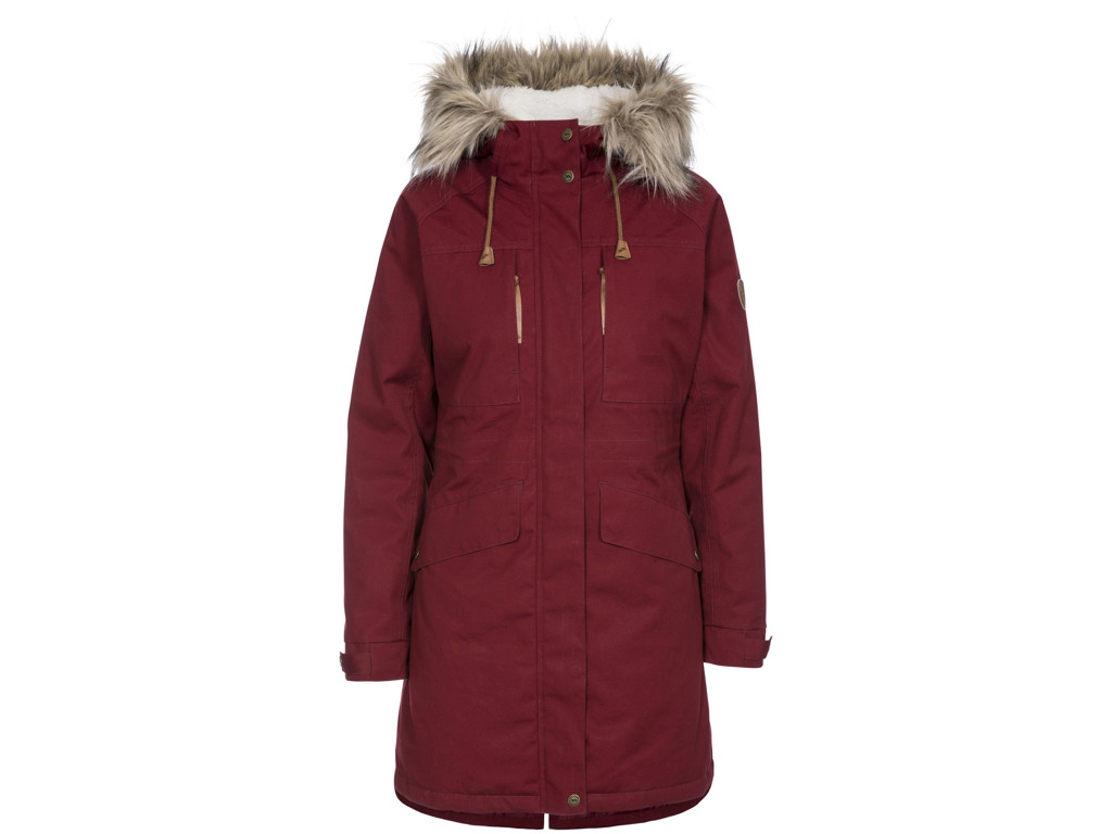 Trespass Faithful - Parka jakke dame - Merlot - Str. XS