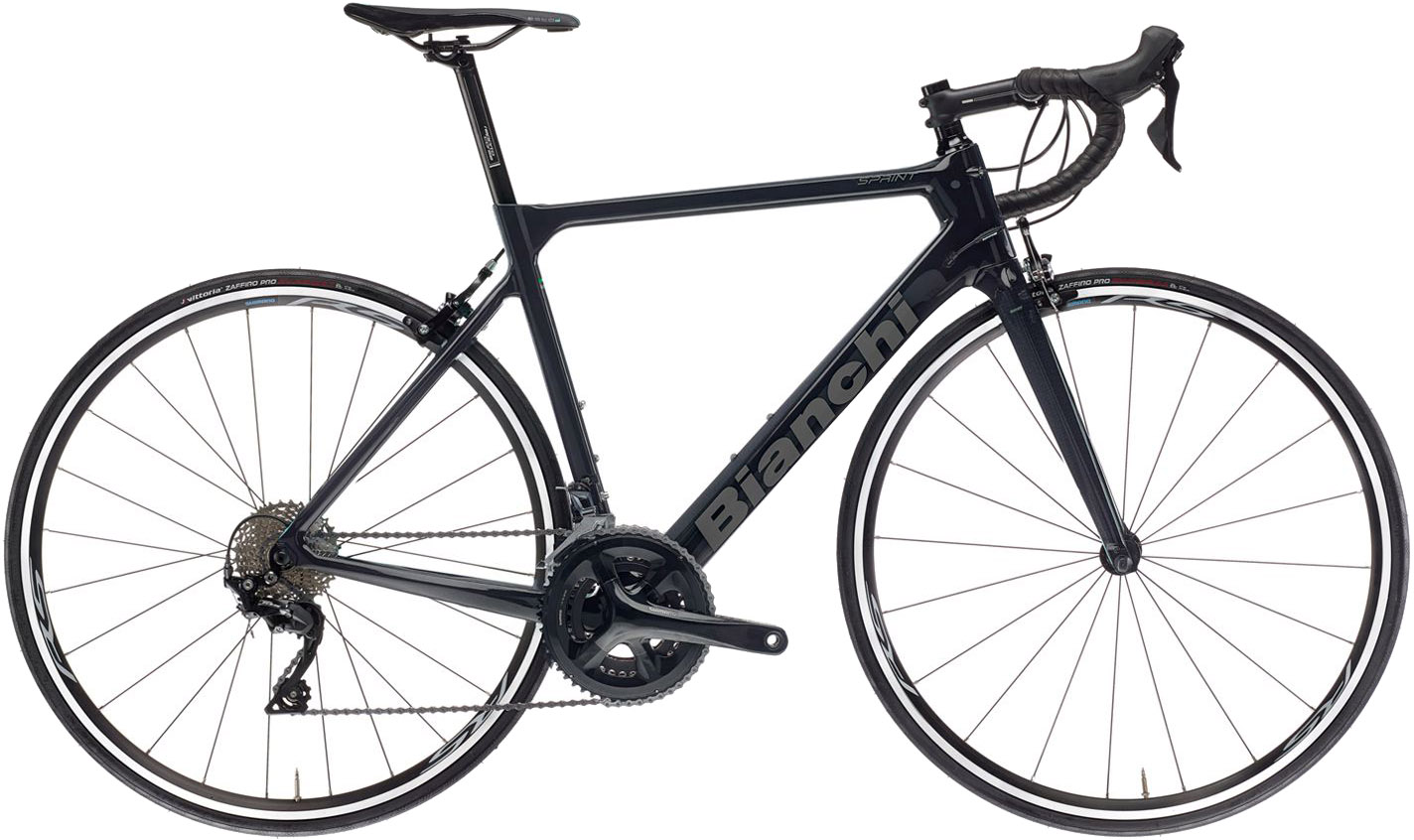 Bianchi Sprint 105 22g 2023 - Sort Racercykel Tilbud