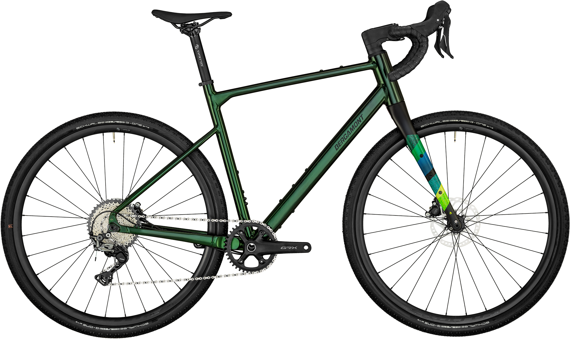 Bergamont Grandurance 8 2024 - Grøn racercykel til salg