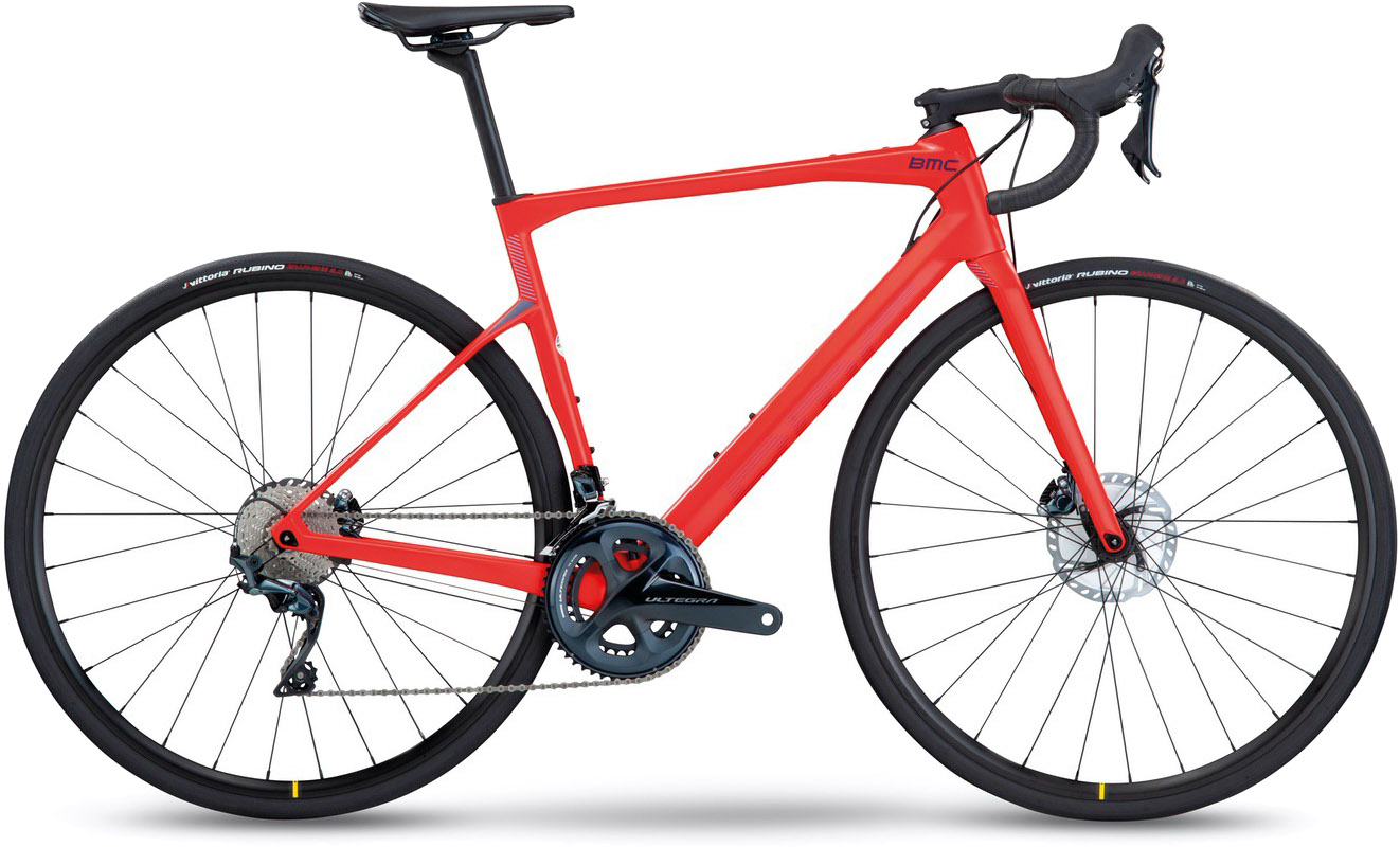 BMC Roadmachine FIVE 2022 - Rød Racercykel Tilbud