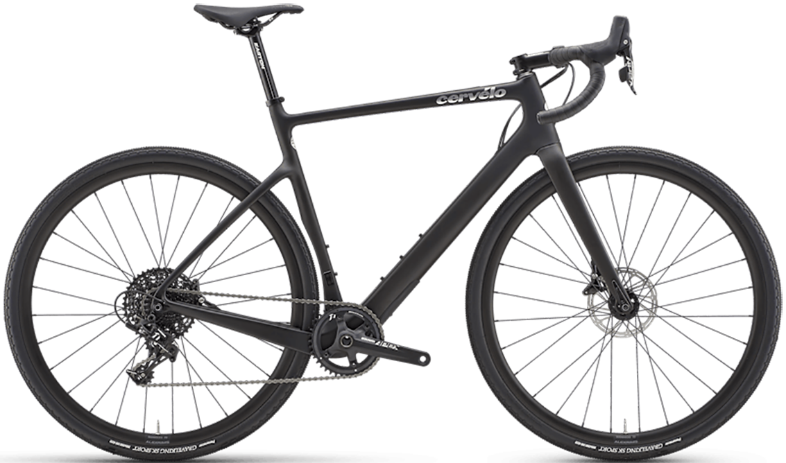 Cervélo Aspero Apex 1 2024 - Sort Racercykel på tilbud