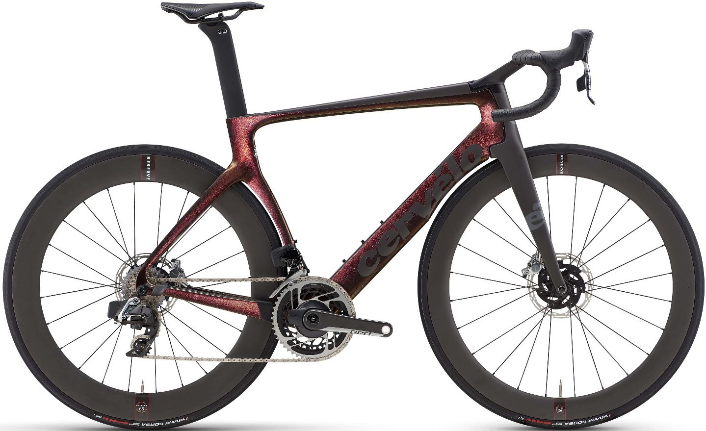 Cervélo S5 Red eTap AXS 2024 - Rød/Sort Racercykel