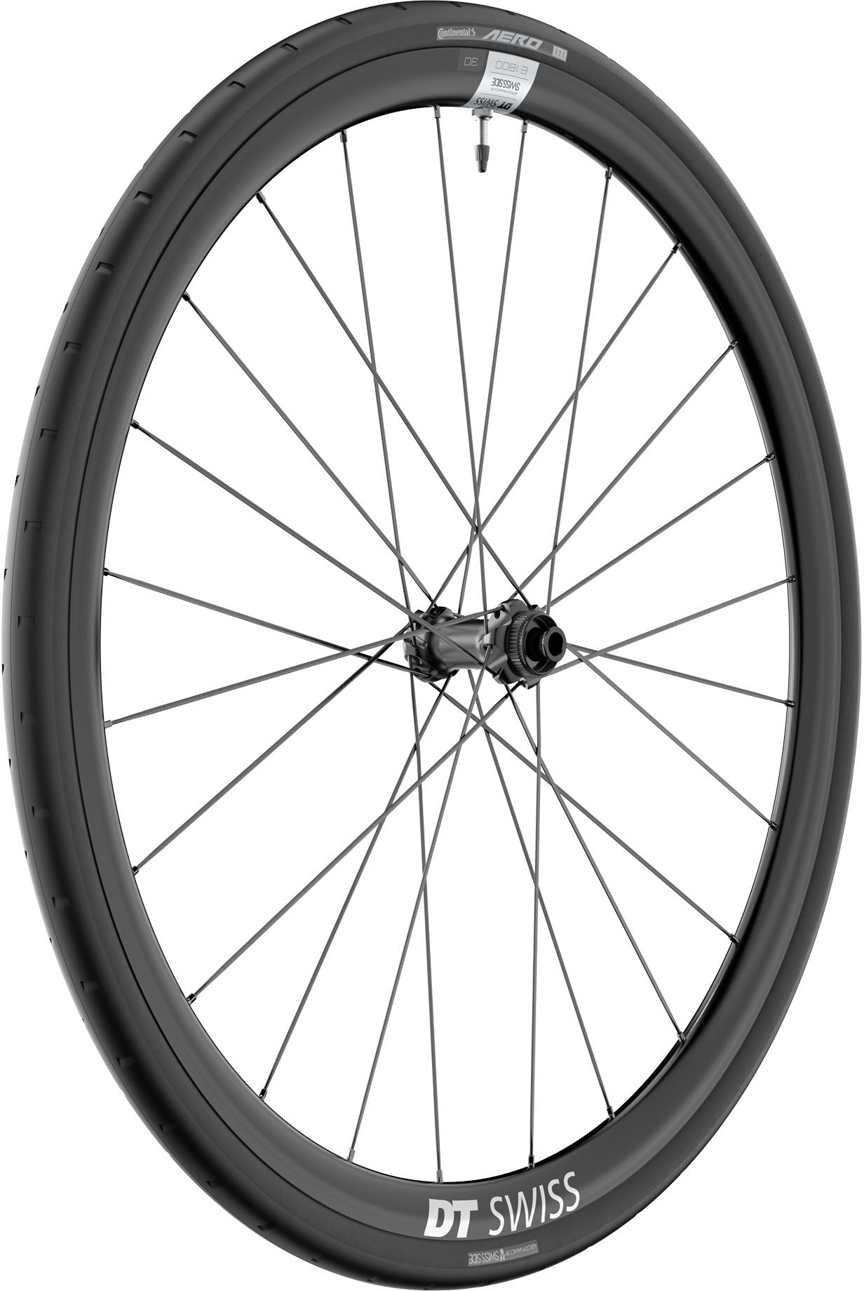 DT Swiss E 1800 Spline Hjul med Dæk & Slange 700c Front