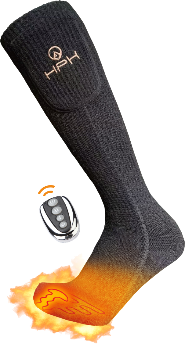 Happyhot Merino Varmesokker Premium 2.0 m. Elvarme - Lang