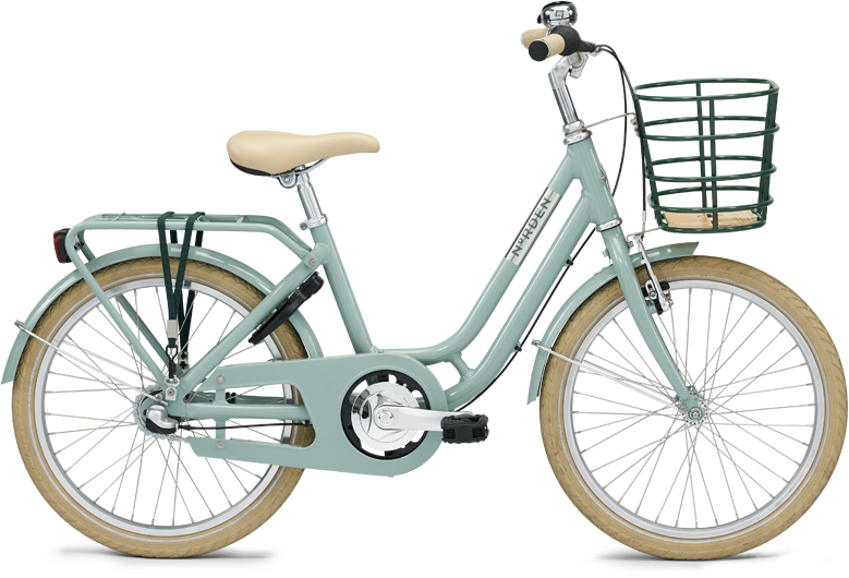 Norden Clara 20" 3g Pige Cykel 2024 - Mintgrøn Tilbud