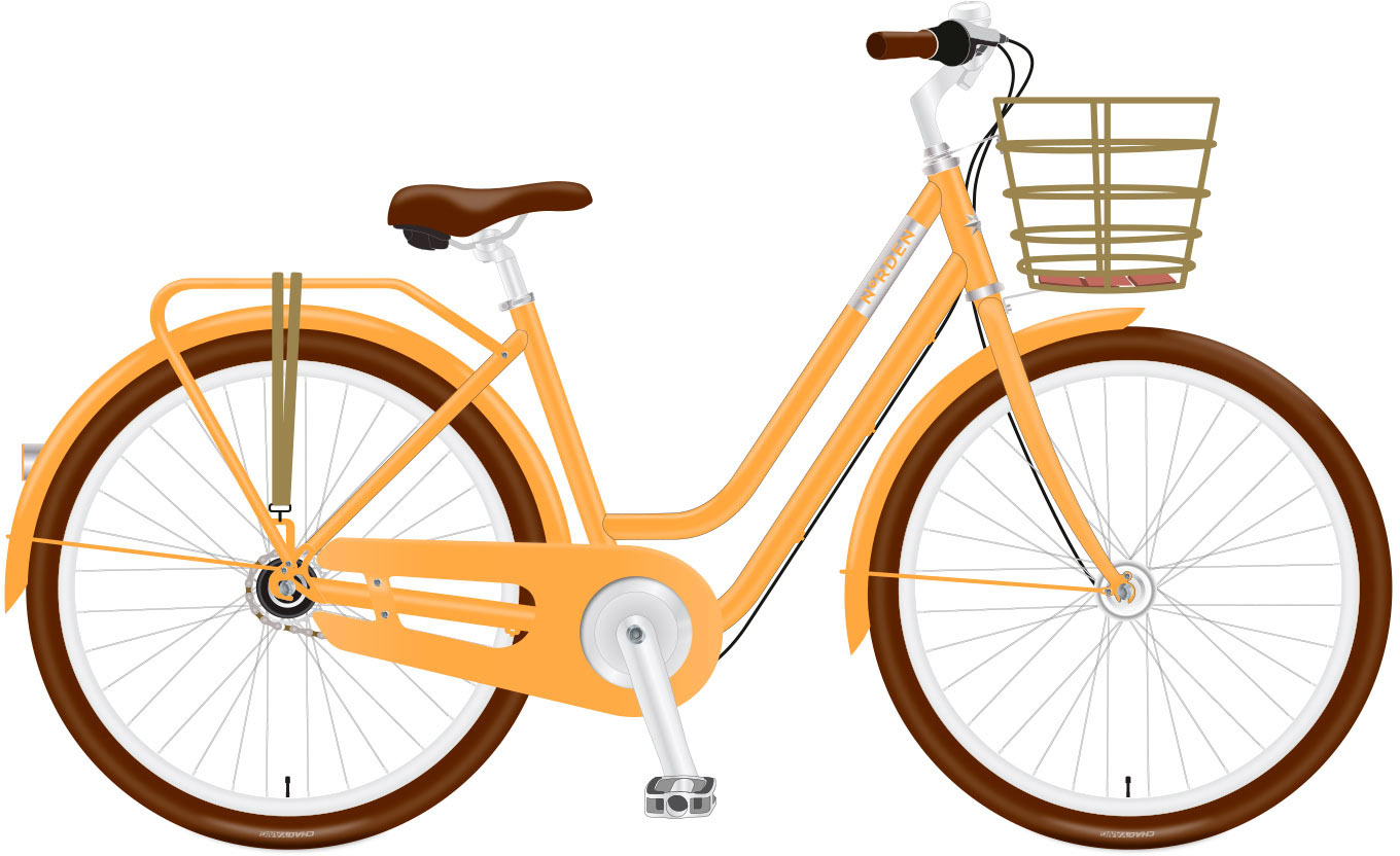 Norden Clara 20" 3g Pige Cykel 2024 - Mango Tilbud!