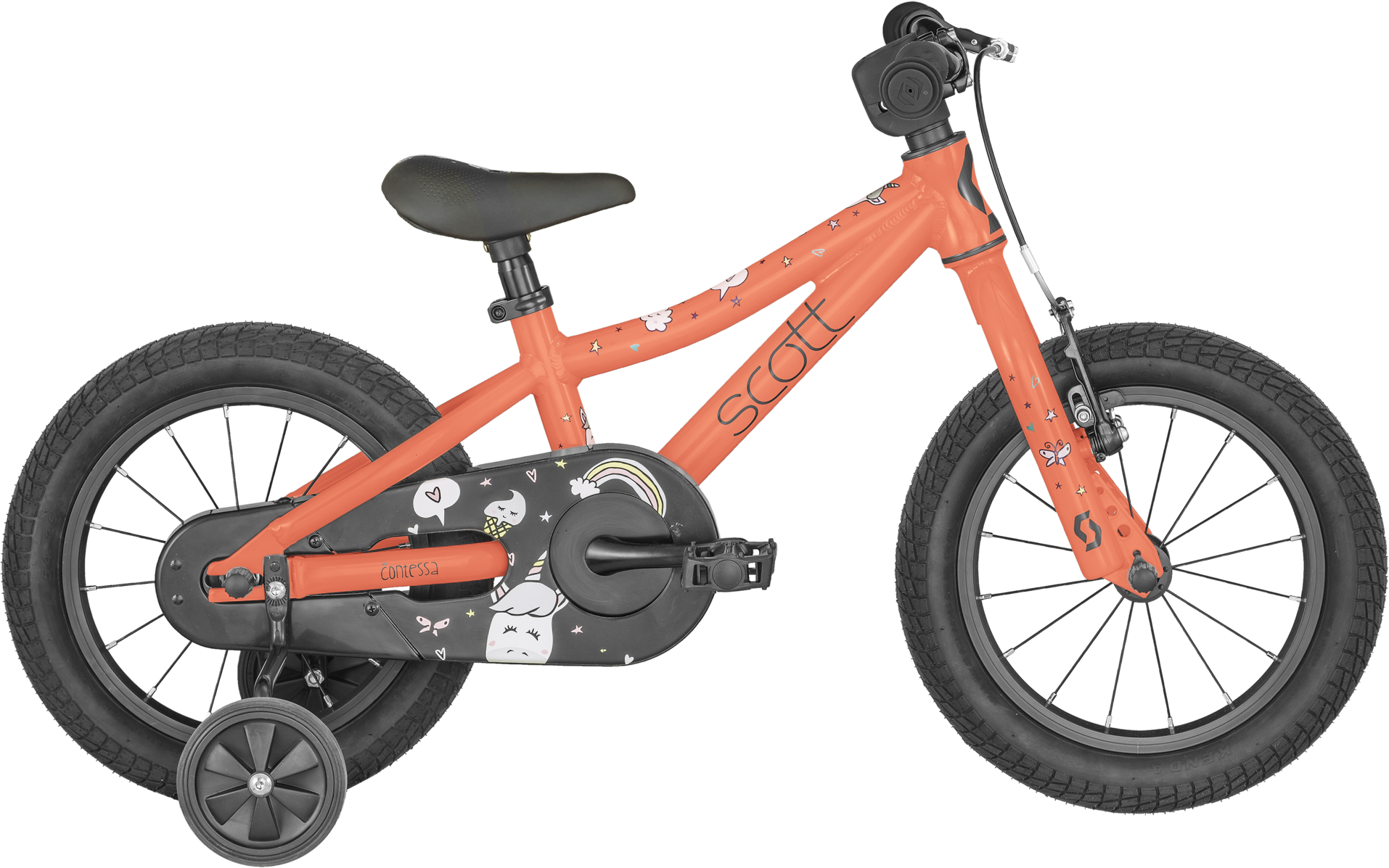 Scott Contessa 14 2024 - Børnecykel i Lyserød