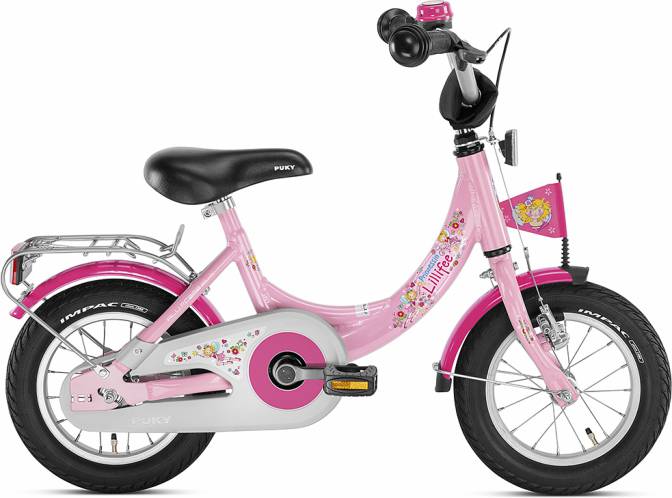 PUKY ZL 12" Aluminium Pigecykel - Pink Black Friday Tilbud