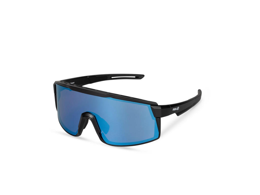 AGU - Verve HDII - Sports- og Cykelbrille - 3 sæt linser - Mat Sort/Gul