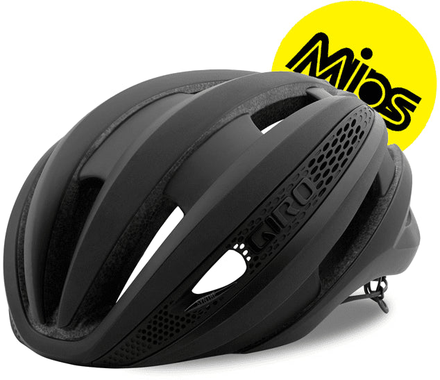 Giro Synthe Mips cykelhjelm, mat sort flash - Small (51-55 cm)   Small (51-55 cm) 768686125294