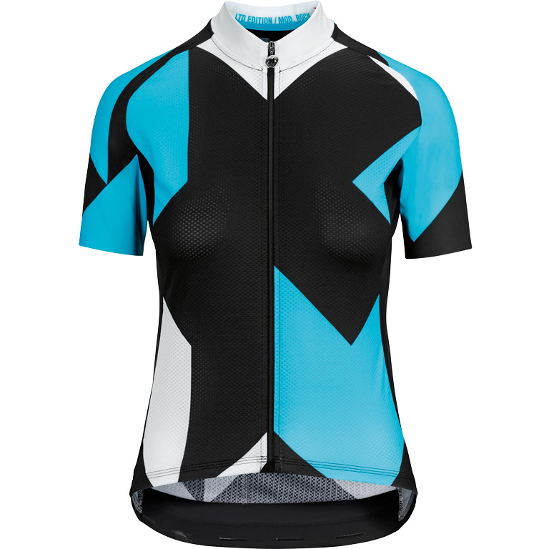 Assos FASTLANE Kvinders Rock SS Cykeltrøje - Blå/Sort