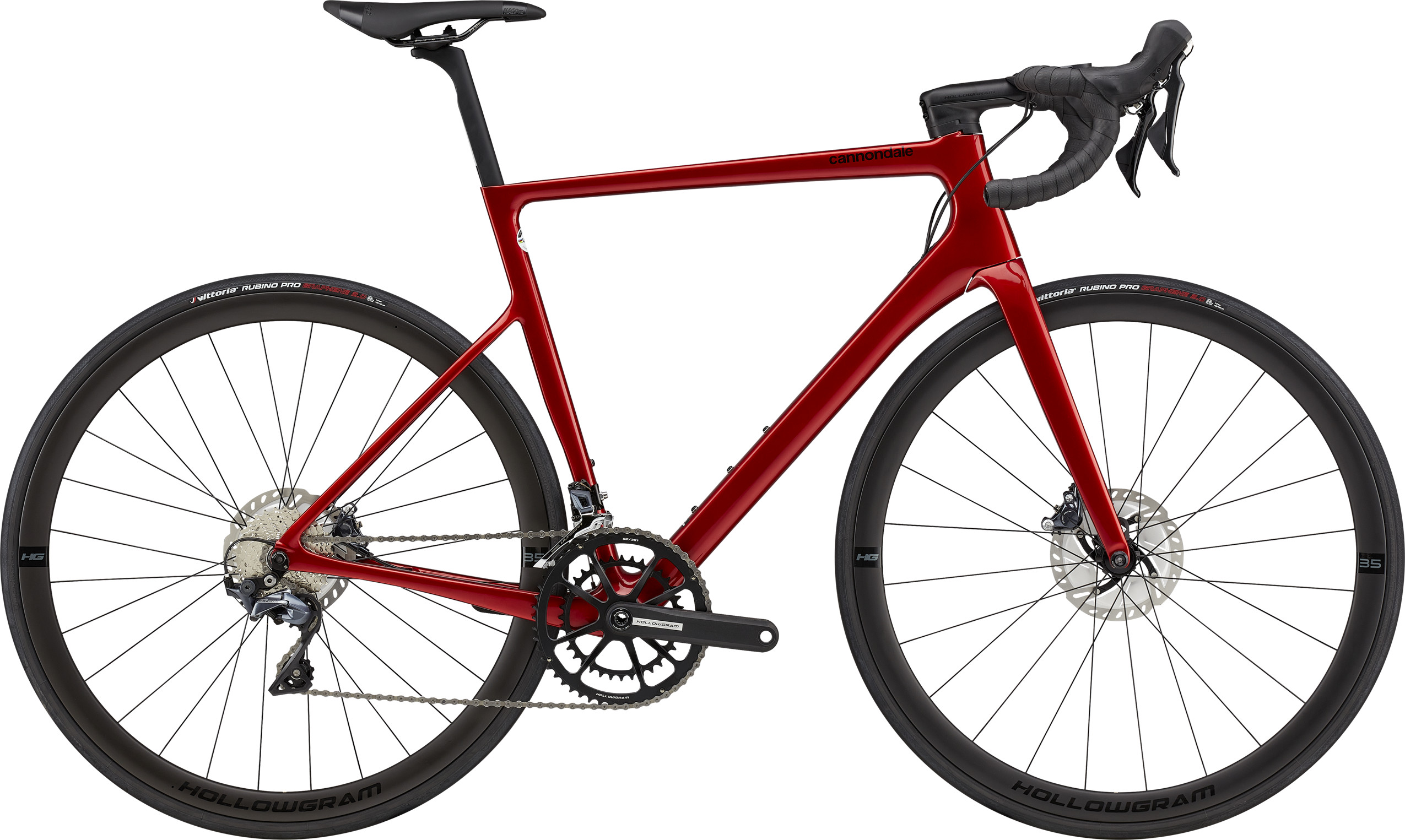 Cannondale SuperSix EVO HiMod Disc Ultegra 2022 - Rød