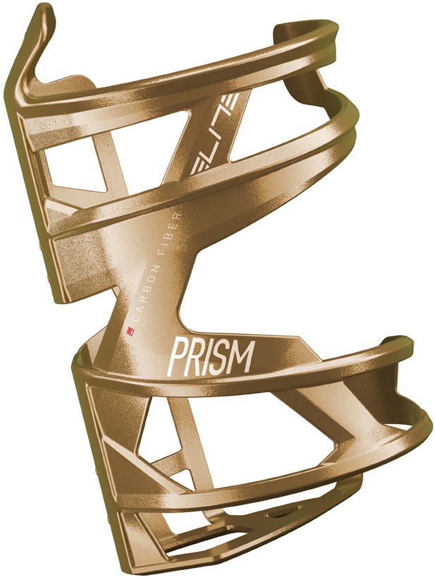 Elite Cage Prism Carbon - Højre - Guld Metal Flaskeholder