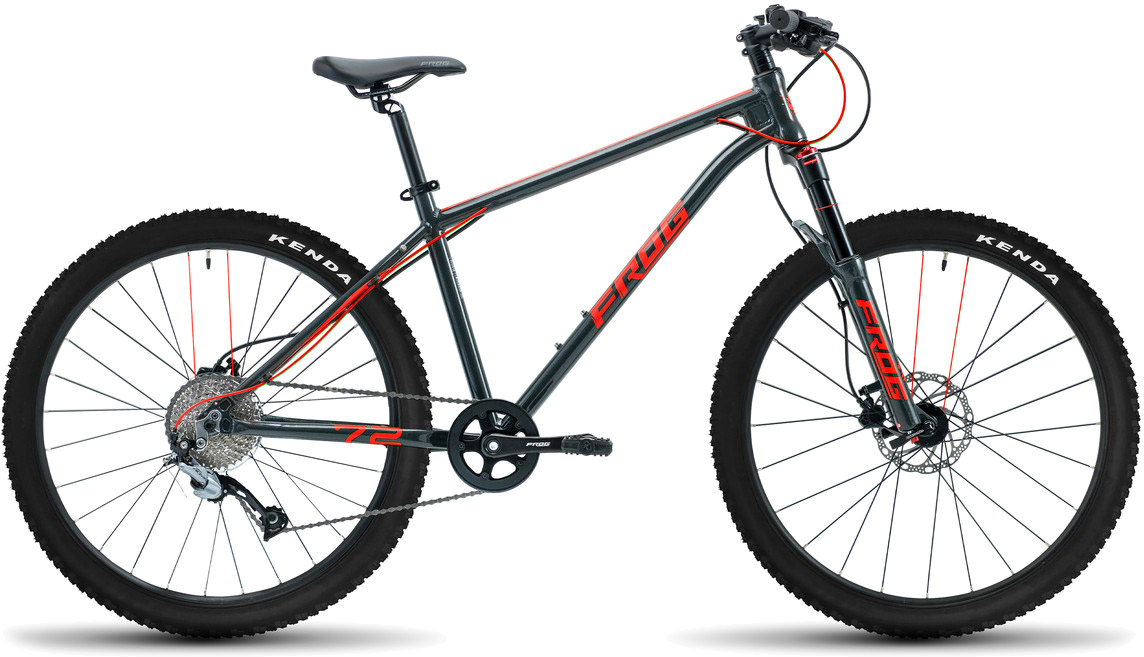 Frog Bikes MTB 72 26" 2023 - Grå/Rød Børnecykel Tilbud